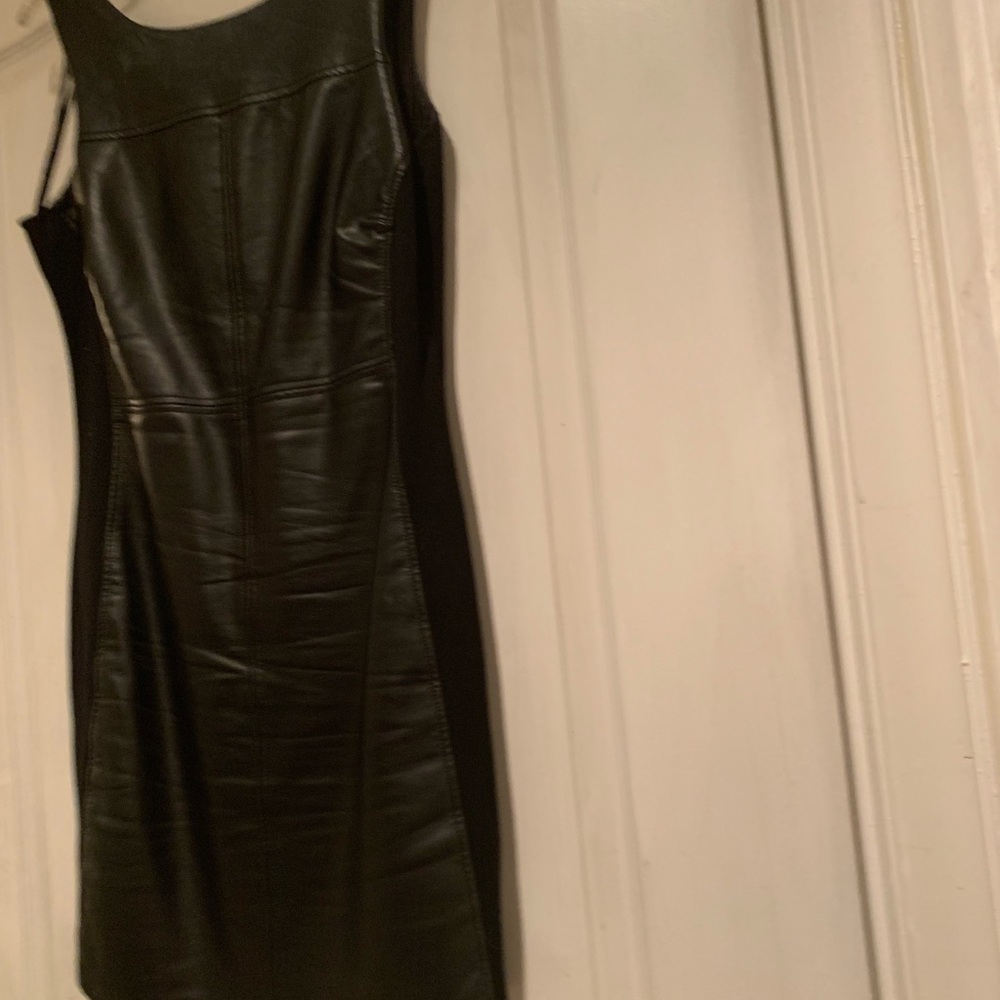 Like new Sanctuary little black vegan leather dress - Picture 7 of 8